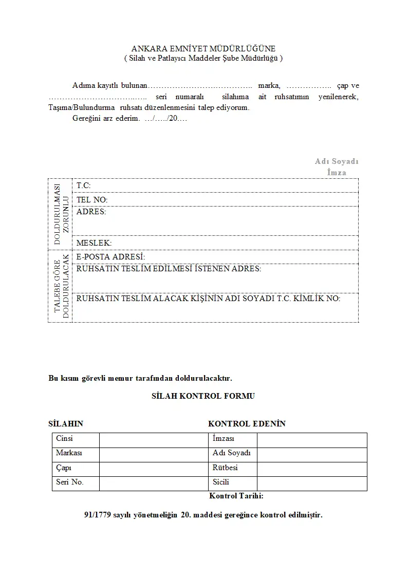 Evrak sayfa 1.