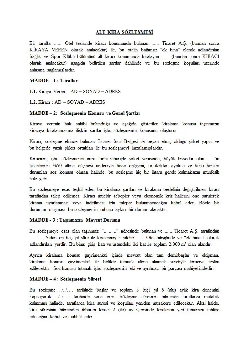 Evrak sayfa 1.