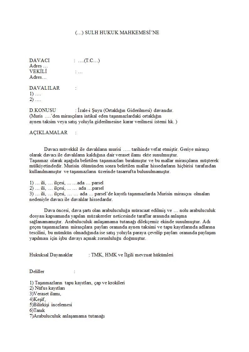 Evrak sayfa 1.
