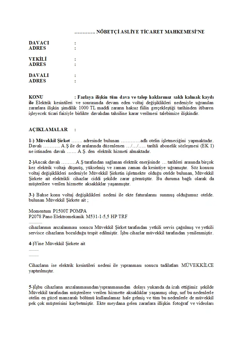Evrak sayfa 1.