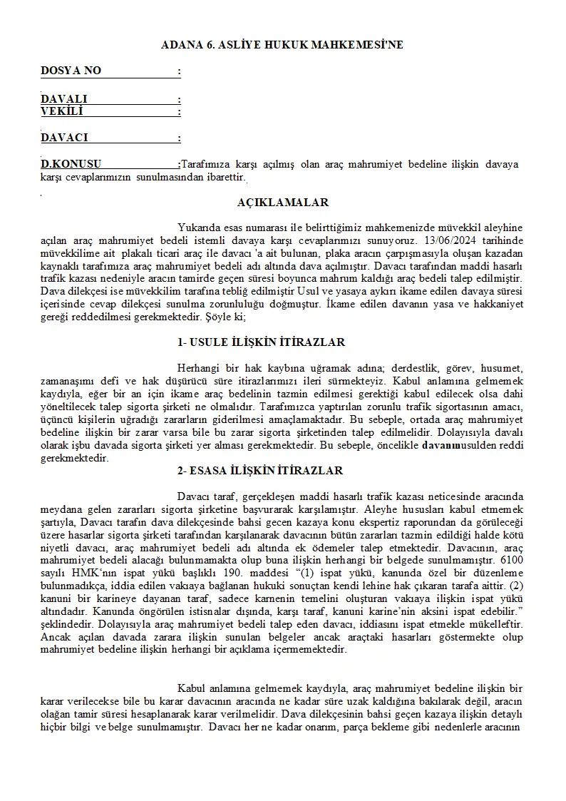 Evrak sayfa 1.