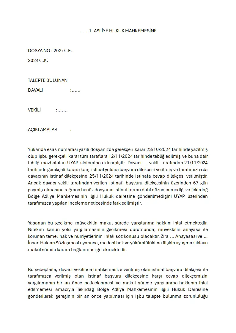 Evrak sayfa 1.