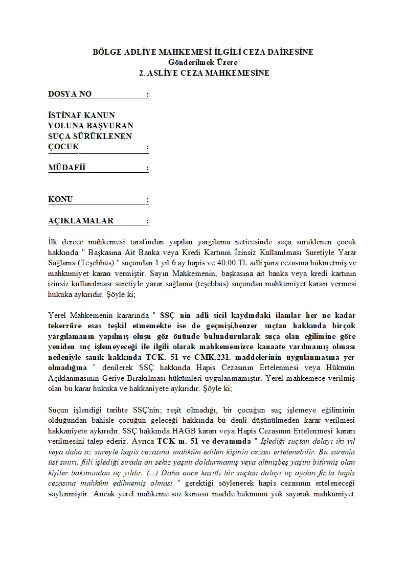 Evrak sayfa 1.