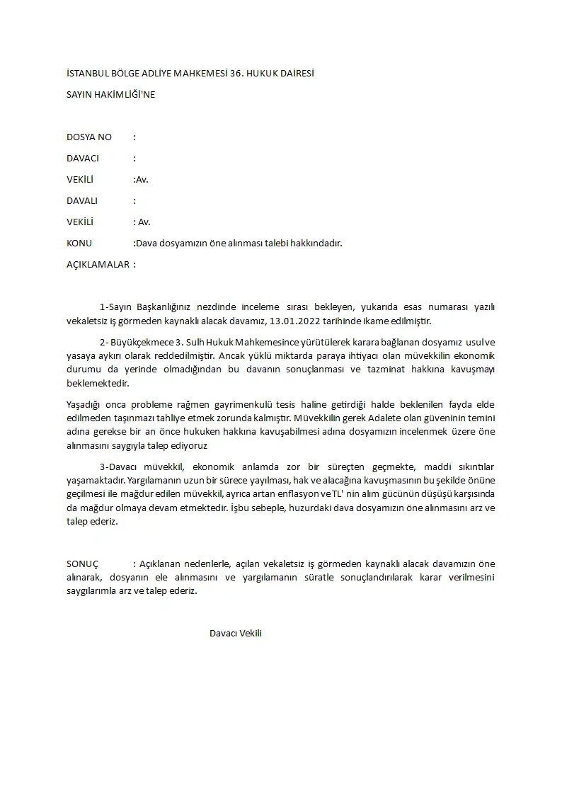 Evrak sayfa 1.