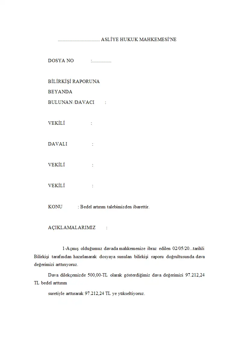 Evrak sayfa 1.