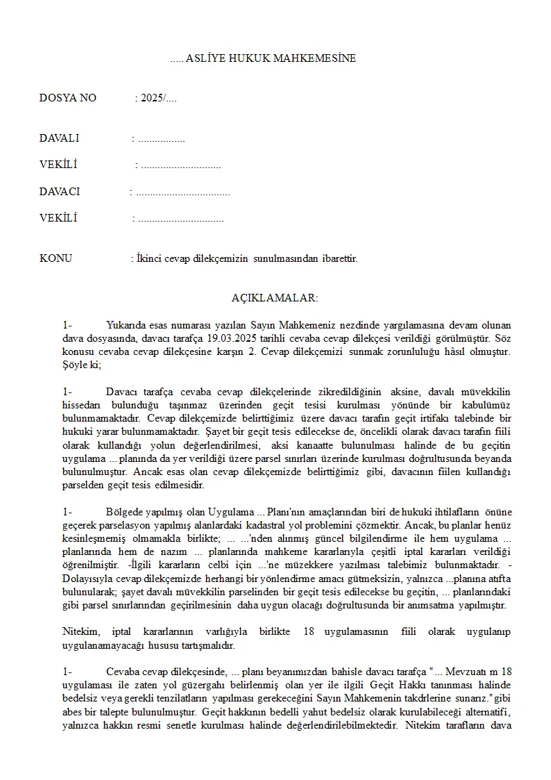 Evrak sayfa 1.