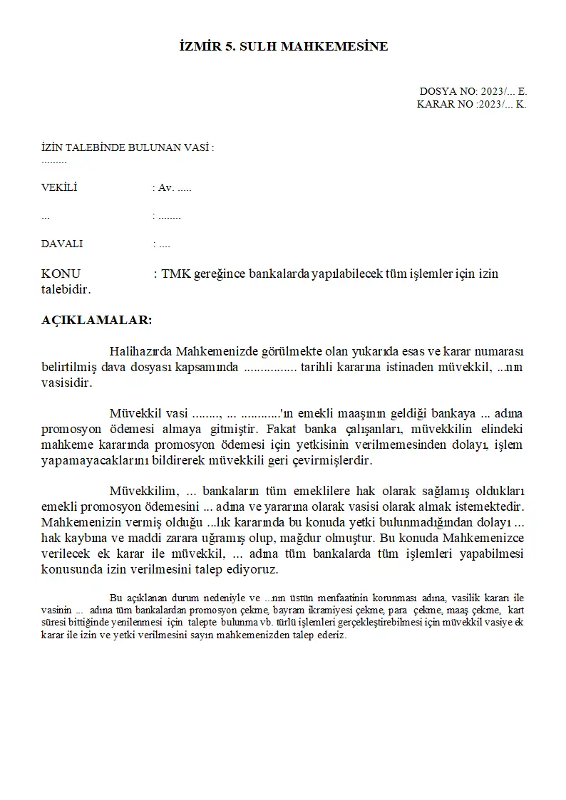 Evrak sayfa 1.