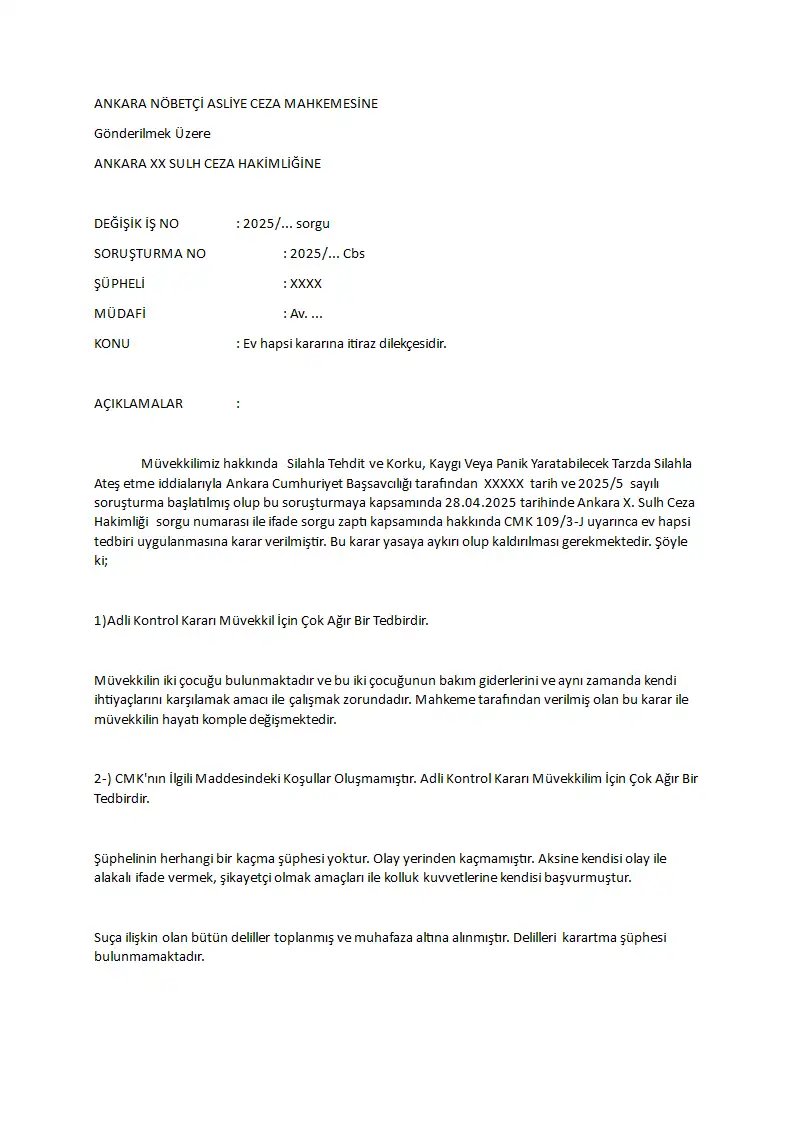Evrak sayfa 1.