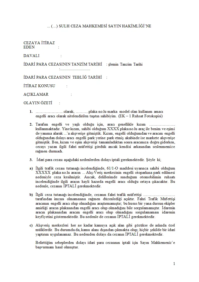 Evrak sayfa 1.