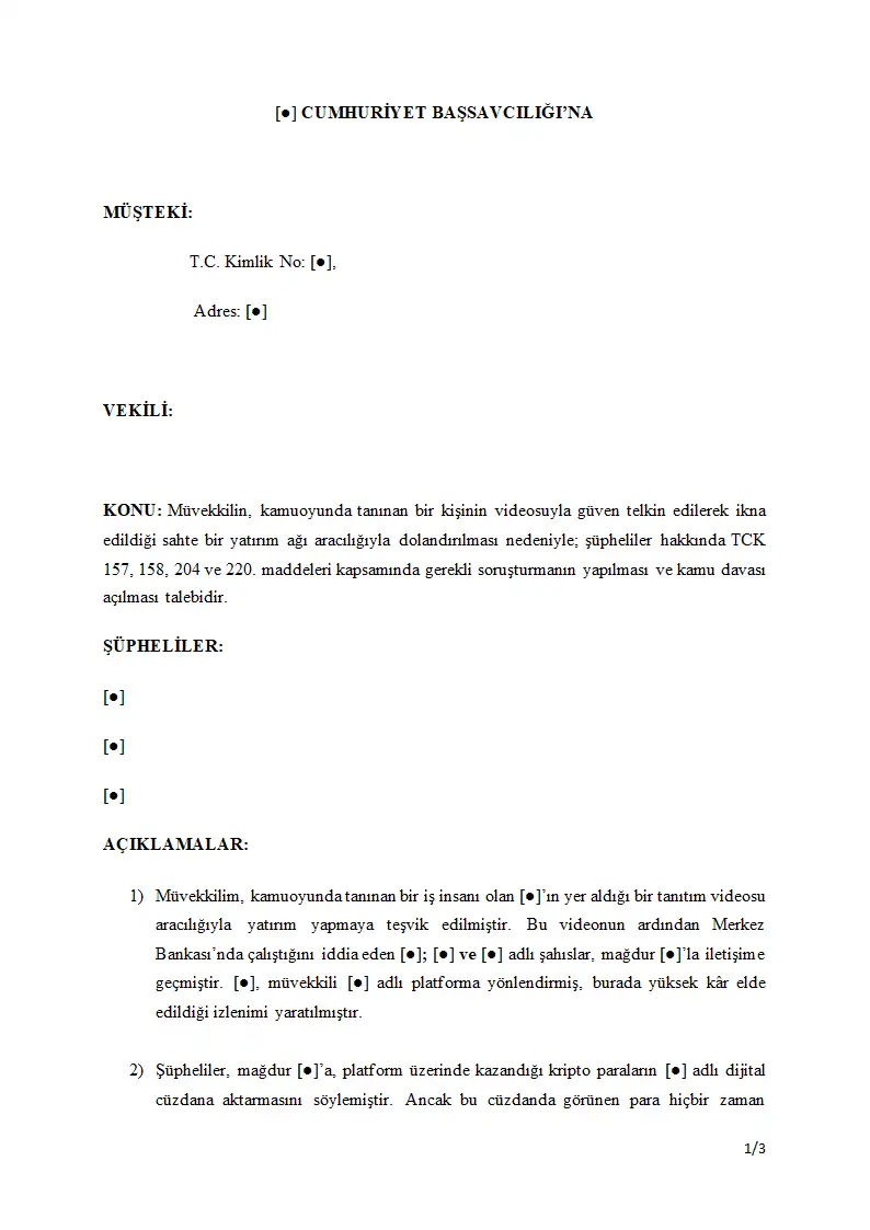 Evrak sayfa 1.