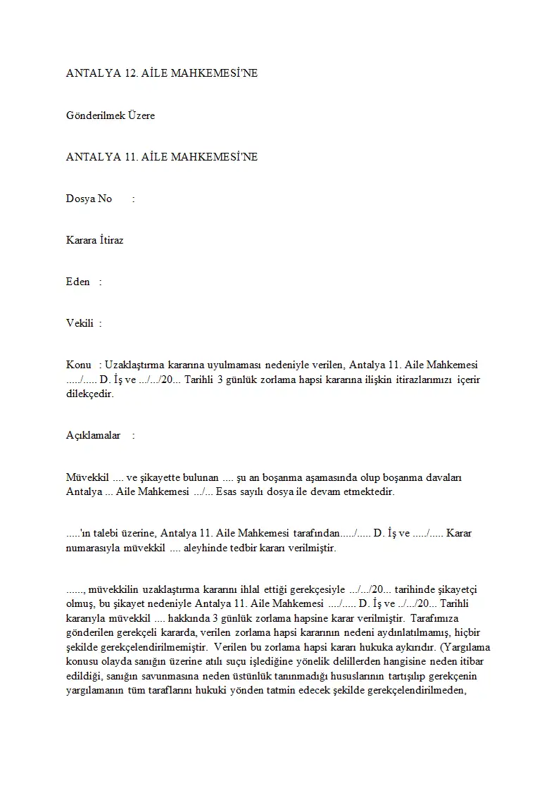 Evrak sayfa 1.