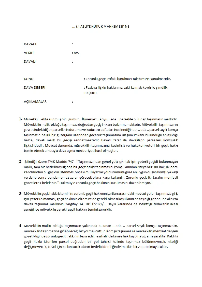 Evrak sayfa 1.