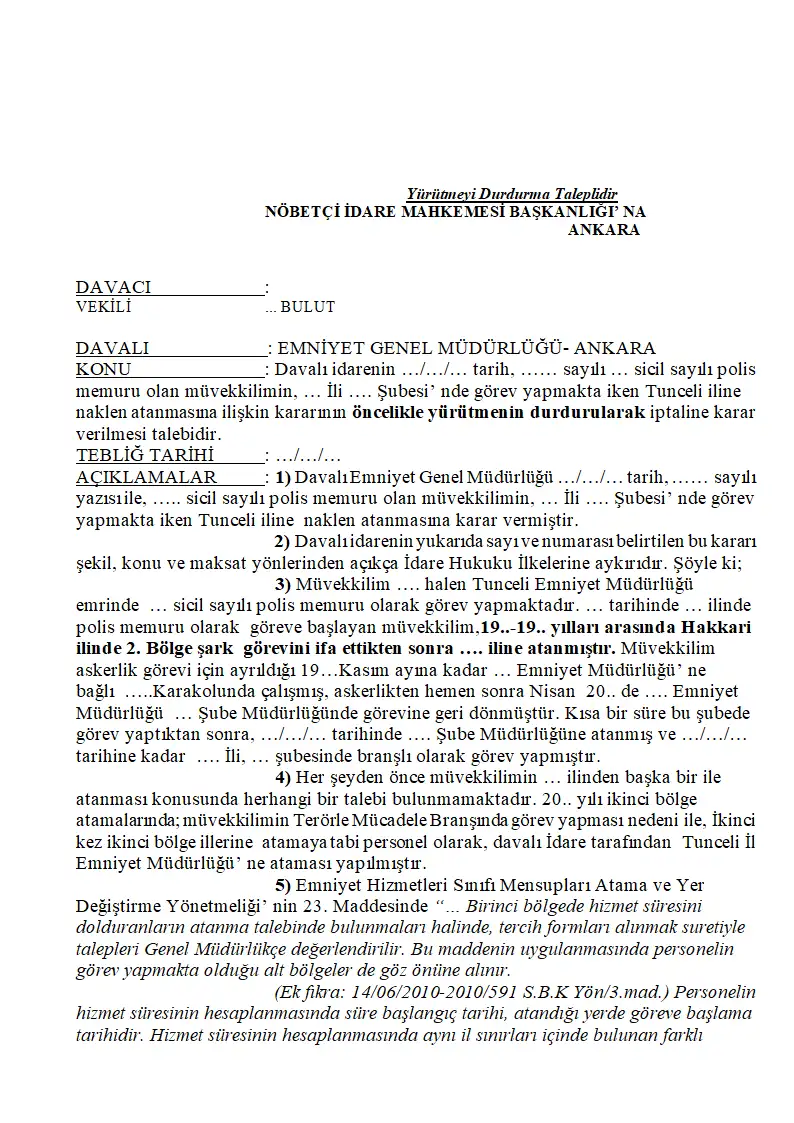 Evrak sayfa 1.